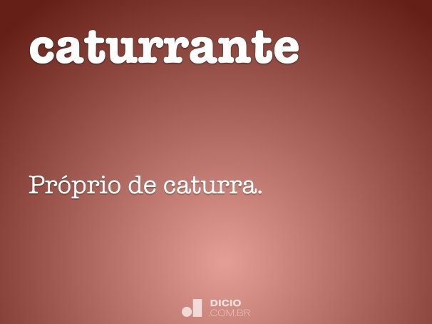 caturrante