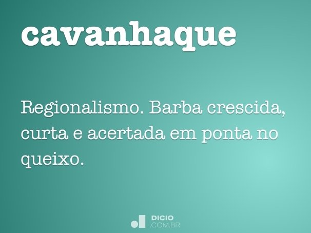 cavanhaque