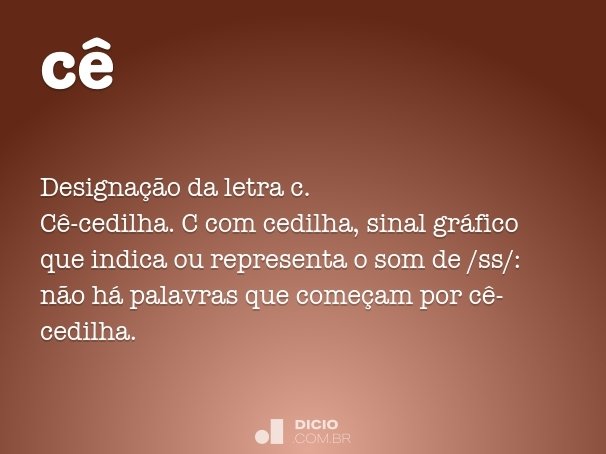 Ce Dicio Dicionario Online De Portugues