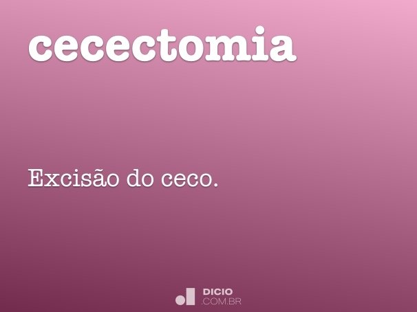 cecectomia