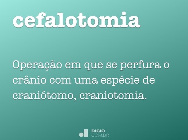 cefalotomia