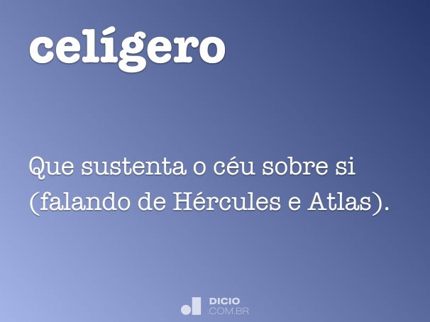 celígero