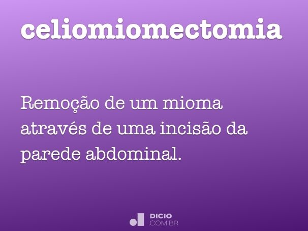 celiomiomectomia