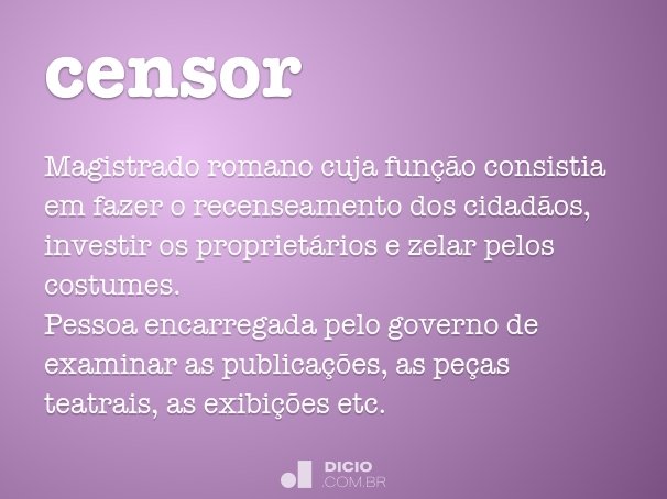 censor