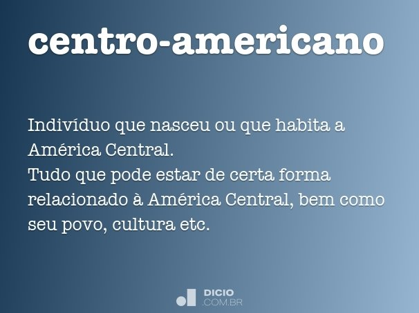 centro-americano