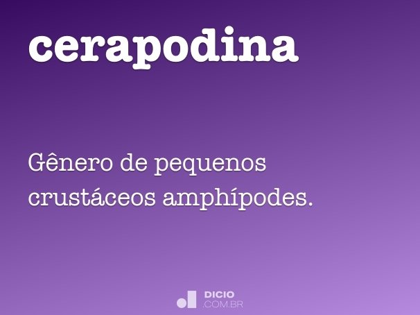 cerapodina