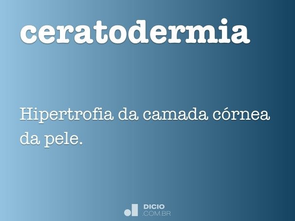 ceratodermia