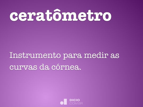 ceratômetro