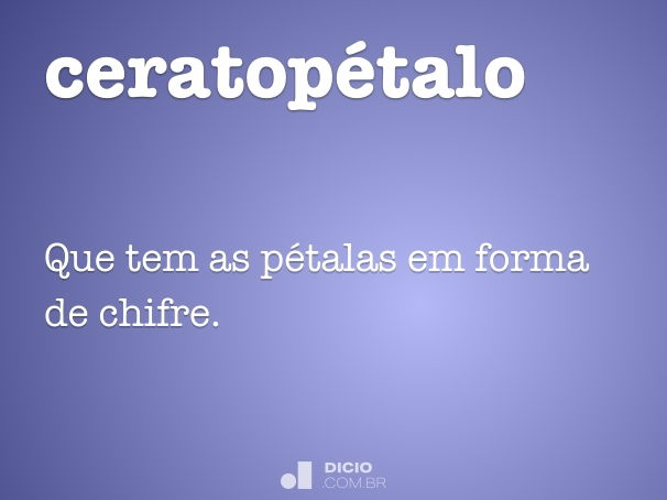 ceratopétalo