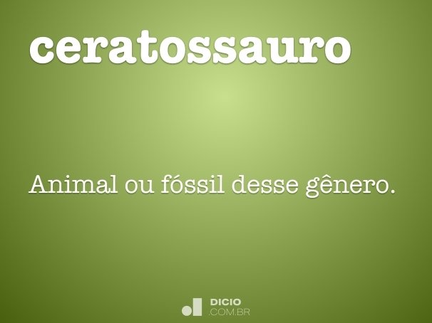 ceratossauro