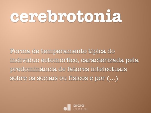 cerebrotonia