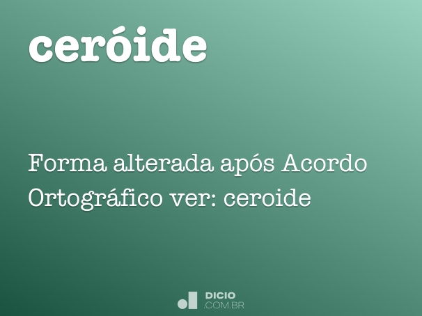 ceróide