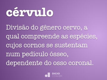 Cerva - Dicio, Dicionário Online de Português