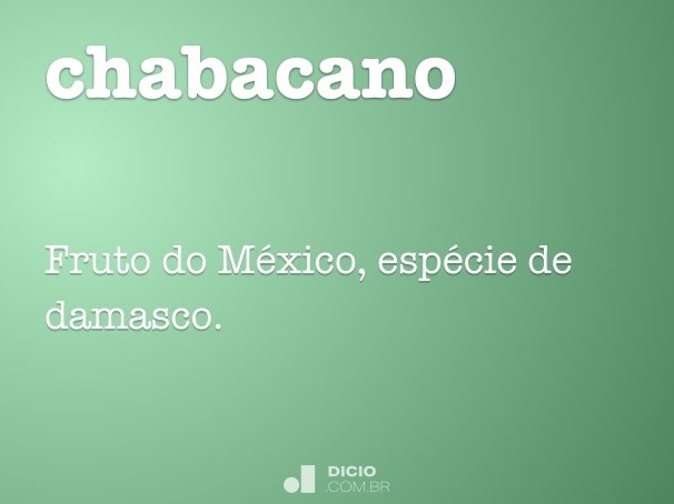 chabacano
