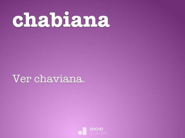 chabiana