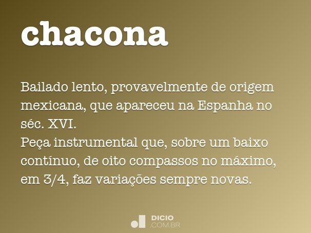 chacona
