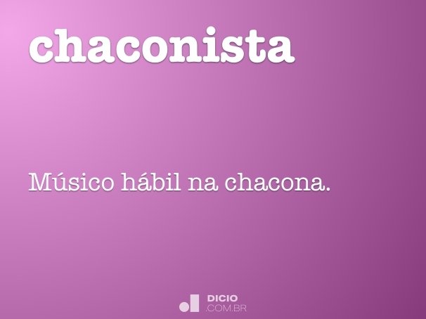 chaconista