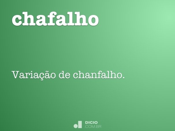 chafalho