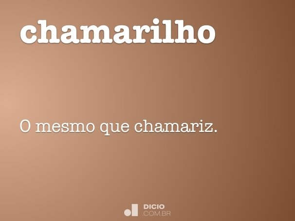 chamarilho