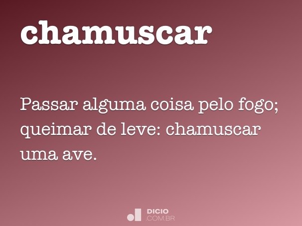 chamuscar