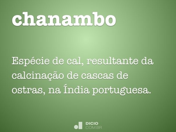 chanambo