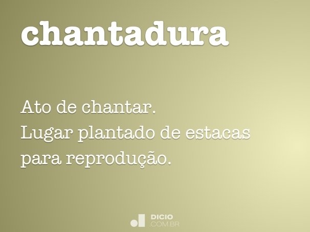 chantadura