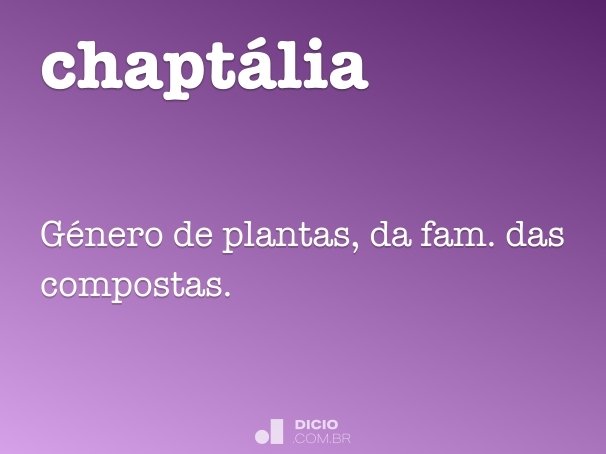 chaptália