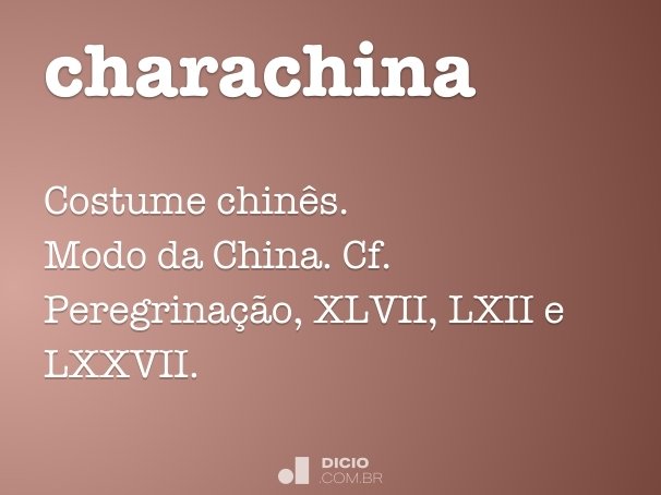 charachina