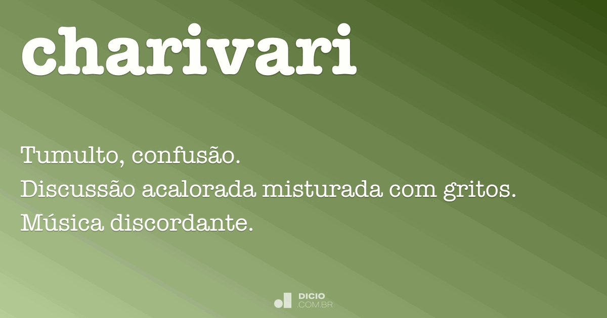 Charivari Dicio, Dicionário Online de Português