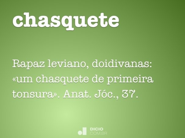 chasquete