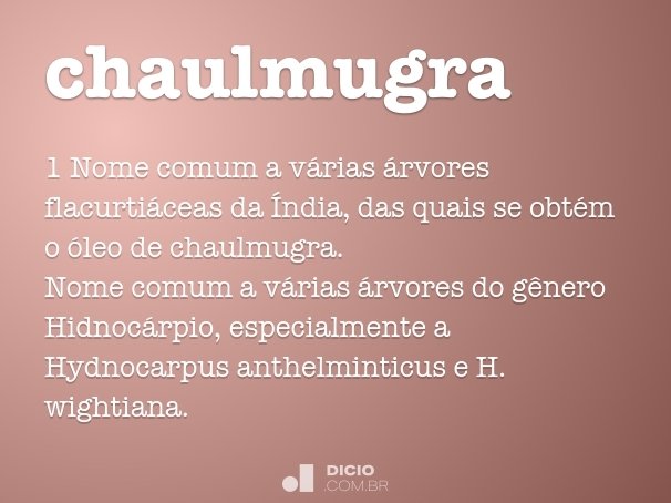 chaulmugra
