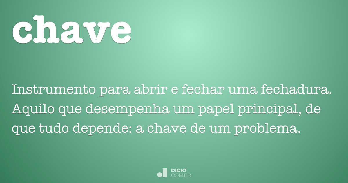 O que significa as chaves {}?
