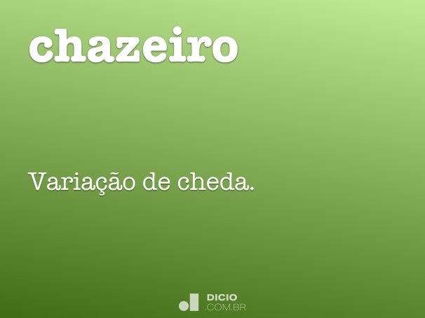 chazeiro