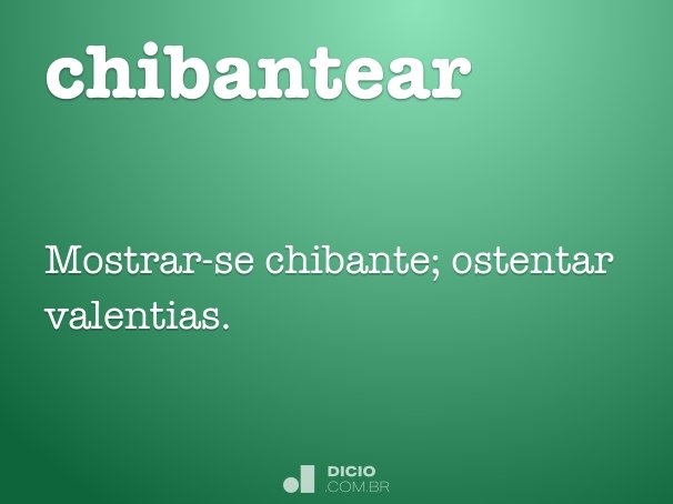 chibantear
