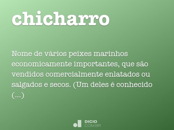 chicharro