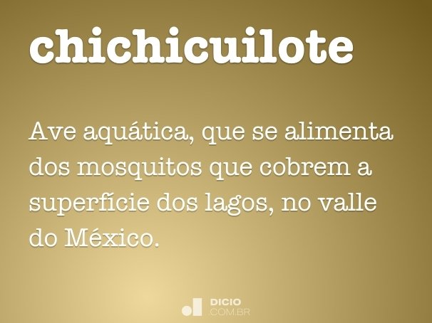 chichicuilote