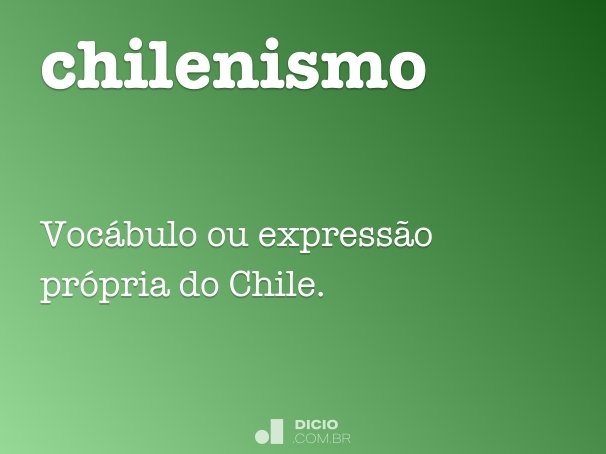 chilenismo