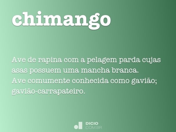 chimango