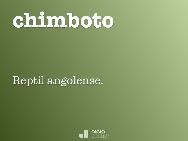 chimboto