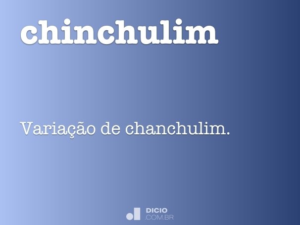 chinchulim