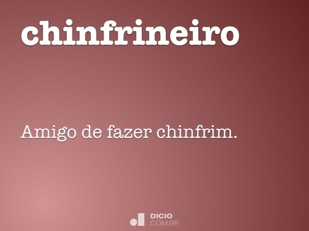 chinfrineiro