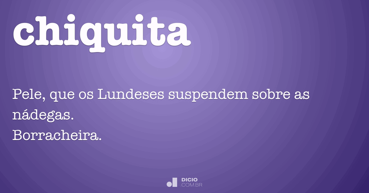 O que quer dizer a palavra Chiquititas?