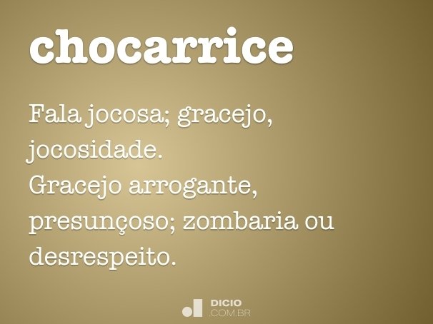 chocarrice