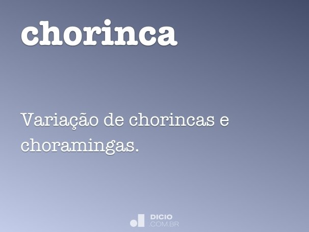 chorinca