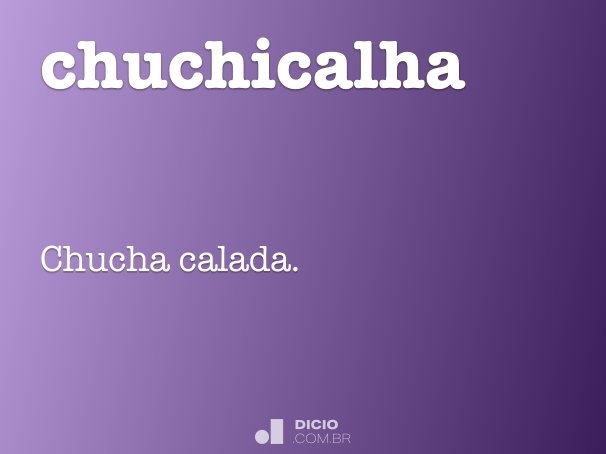 chuchicalha