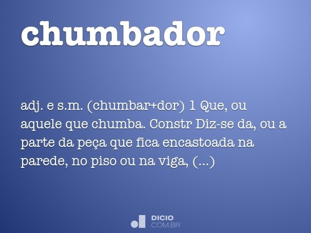 chumbador