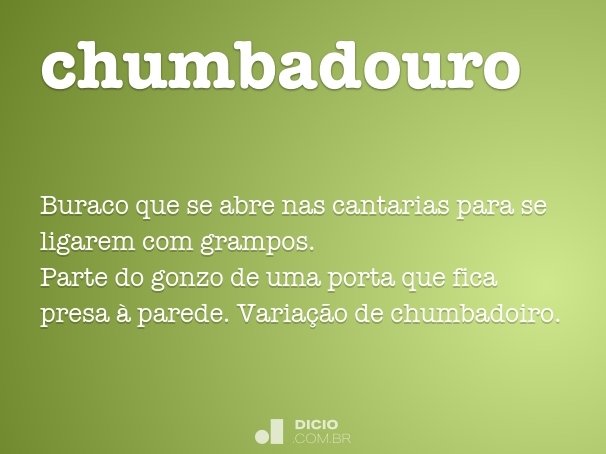chumbadouro