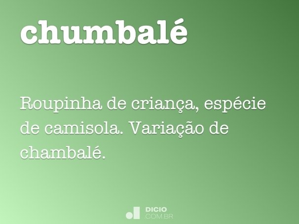 chumbalé