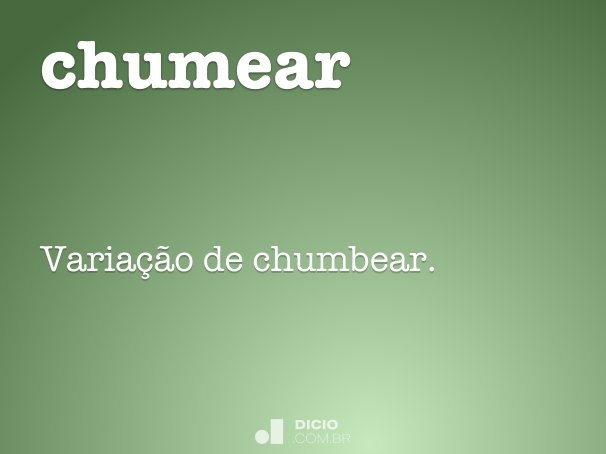 chumear