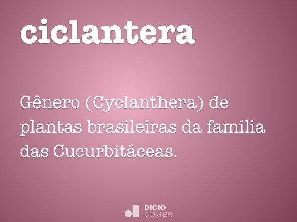 ciclantera